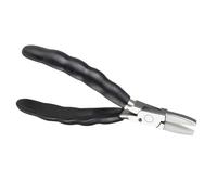 Uqezagpa Alicates para hacer joyas, herramienta de acero de alto carbono, alicates de corte de alambre, alicates de doblado, punta de aguja