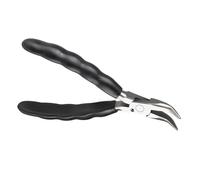 Uqezagpa Alicates para hacer joyas, herramienta de acero de alto carbono, alicates de corte de alambre, alicates de doblado, punta de aguja