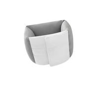 Uqezagpa Almohada de alineación vertebral rellena de plumón para un descanso óptimo, alivia la presión durante el sueño, se adapta a varios tamaños de almohada de cintura