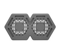 Uqezagpa Almohadilla magnética de estaño para plantar, almohadilla de soldadura de CPU con diseño de doble cara alfombrilla de silicona
