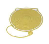 Uqezagpa Almohadilla rascadora de doble cara para gatos, redonda