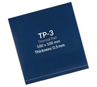 Uqezagpa Almohadilla térmica de alta conductividad de 120 x 20 mm, ideal para consolas electrónicas, almohadilla térmica de silicona que amortigua las vibraciones