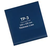Uqezagpa Almohadilla térmica de alta conductividad de 120 x 20 mm, ideal para consolas electrónicas, almohadilla térmica de silicona que amortigua las vibraciones