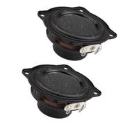 Uqezagpa Altavoces de alta potencia de 3 W de frecuencia completa de 1.7 pulgadas, 4 ohmios, resistente al agua, carcasa de ABS, woofer para sistemas de música al aire libre, altavoces pequeños