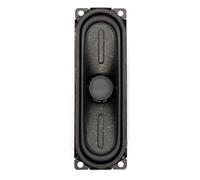 Uqezagpa Altavoces magnéticos internos ovalados de metal fuerte, 4 actualizaciones de 12 W que garantizan un sonido estable en varios entornos, woofer ovalado compacto