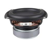 Uqezagpa Altavoces profesionales de 4 pulgadas, rango completo, bobina de voz de 30 W, 25 núcleos, imanes de neodimio de 4 ohmios, woofer de construcción de metal ABS, altavoz de graves pesados