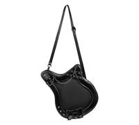 Uqezagpa Amplia bolsa de hombro organizada con compartimentos internos, panel de exhibición para coleccionables y bolsillo para teléfono