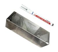 Uqezagpa Angles & Arcs - Herramienta de marcado de arcos ajustables, herramienta de marcado de metal de doble propósito para metalurgia