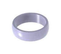 Uqezagpa Anillos de silicona flexibles antideslizantes, unisex, impermeables, deportivos, resistentes al sudor, para escalada, correr, aspecto elegante, actividades al aire libre, No. 8, como se