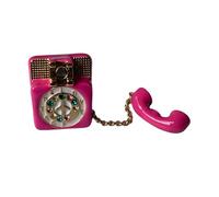 Uqezagpa Anillos de teléfono retro inspirados con cierre de acabado al aceite, joyería única para mujer, fiesta, uso diario, anillos de teléfono vintage, Medio, como se describe, como se describe