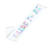 Uqezagpa Banda de novia delicada para novio, elegante banda para bodas, celebraciones, accesorios de fotos de boda, accesorio de cumpleaños de moda, Novia, Talla única
