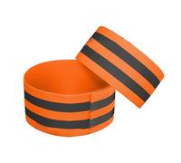 Uqezagpa Bandas reflectantes flexibles para las piernas, impermeables, clip de tobillo, fuertes sujeciones para ciclismo, entrenamiento nocturno, portátiles, correas reflectantes de alta elasticidad