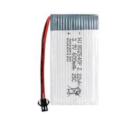 Uqezagpa Batería de 3,7 V 600 mAh 802540P Quadcopter Helicóptero para X5C X5C-1 X5SW recargable de repuesto