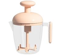 Uqezagpa Batidor de cocina multiusos con graduaciones de recipiente de alta capacidad para una ejecución perfecta de recetas, batidor de cocina silencioso