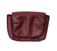 Uqezagpa BBK-12L - Bolsa de piel sintética para cámara X100V 100S 100F G7XIII, piel suave, rojo vino, 17*11cm