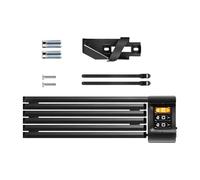 Uqezagpa Bicicleta plegable compacta con combinación de 3 dígitos antirrobos, aleaciones de zinc, núcleos de acero para bicicletas, motocicletas, almacenamiento resistente al óxido