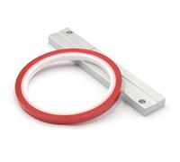 Uqezagpa Bloque de unión de cinta precisa con ranuras antideslizantes para carrete abierto de 1/4 pulgadas, tabla de cortar de empalme segura