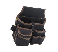 Uqezagpa Bolsa de almacenamiento multifuncional para herramientas, cinturón de electricista, kit de herramientas para taladro, bolsa de cintura, llave, destornillador, herramienta de hardware