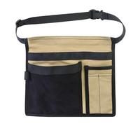 Uqezagpa Bolsa de herramientas de electricista con clip ajustable para cinturón para carpinteros y constructores, almacenamiento de herramientas manuales multiusos