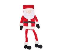 Uqezagpa Bolsa para botella de vino de Papá Noel de pierna larga con soporte sintético, Old Man With Long Legs, 20*77