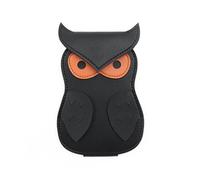 Uqezagpa Bolsas de almacenamiento para púas de guitarra, bolsa de púas, soporte para púas de guitarra, de piel sintética, organizador de púas de guitarra, Black