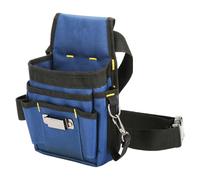 Uqezagpa Bolsillos para cinturón de herramientas, cinturones de herramientas para hombre, bolsas de herramientas ajustables, cinturón para electricista, carpintero, delantal de trabajo, utilidad