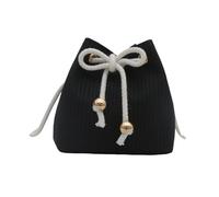 Uqezagpa Bolso bandolera con diseño de fresa con correa ajustable para actividades diarias y eventos de calle, Black, One Size