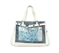 Uqezagpa Bolso bandolera de gran capacidad para mujer, bonito bolso de mensajero de piel sintética para el hombro, bolso estético, para compras, citas, mujer, bandolera de gran capacidad, Blue, One