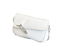 Uqezagpa Bolso cruzado suave e impermeable para mujer, bolso de hombro funcional múltiple con correa modificable, rudimentos diarios, impermeable, bolsa cruzada delgada, White