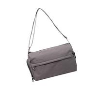 Uqezagpa Bolso de hombro retro de nailon práctico, bolso cruzado de trabajo, bolso de noche para uso diario casual y viaje de acceso rápido, Gray
