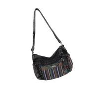 Uqezagpa Bolsos de hombro para mujer, bolsos cruzados pequeños, bolsos de hombro con correa ajustable para los hombros, Black