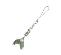 Uqezagpa Bonito colgante de teléfono con diseño de sirenas, correa de acrílico resistente para teléfono fácil de usar, accesorio de moda, Length 13CM, Acrílico