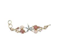 Uqezagpa Bonito collar de mar elegante con estrellas de mar y perlas de concha, joyería delicada para mujeres, aventuras en la playa, conchas marinas, necklace, como se describe, como se describe