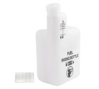 Uqezagpa Botella mezcladora de aceite de gasolina de 1 litro para herramienta de motor de 2 tiempos con marcado de relación múltiple para combustibles de maquinaria de jardín