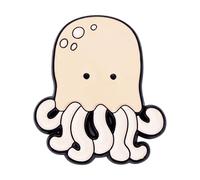 Uqezagpa Broches creativos de animales marinos de dibujos animados, coloridos broches de animales marinos, joyería para entusiastas de la moda y el mar, 1.95x1.95in, Zinc