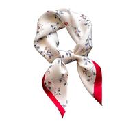 Uqezagpa Bufanda cuadrada para la cabeza que mantiene el calor para esquí y camping, pañuelo unisex elegante para el cuello para exteriores, bufanda casual impresa, Fj7291 Red Edge, Talla única