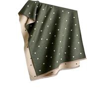 Uqezagpa Bufanda de doble cara con patrón de corazón y algodón cálido para otoño e invierno, suave, ligera, chal para mujer, bufanda de invierno de doble cara para mujer, verde, Talla única