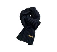 Uqezagpa Bufanda de punto grueso de lana transpirable para aventuras de invierno al aire libre, disfruta de la comodidad diaria, unisex a juego, Negro, Talla única