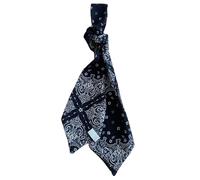 Uqezagpa Bufanda larga artística para mujer, chal multiusos para uso diario, bufanda femenina con exquisito patrón floral, Flores de anacardo negras, Talla única