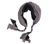 Uqezagpa Bufanda ligera de teñido anudado para mujer, protección solar para el día caluroso, bufanda multiusos para la cabeza, bufanda para mujer al aire libre, gris, Talla única