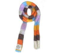 Uqezagpa bufanda para mujer, bufanda de rayas de bloques de color, bufanda suave y cómoda, bufanda de cuello para otoño e invierno cómoda, 5, 10*180CM