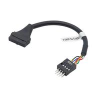 Uqezagpa Cable adaptador USB 3.0 a USB 2.0 de 20 pines macho a hembra de 9 pines, versátil