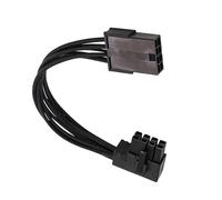 Uqezagpa Cable de alimentación flexible GPU de 8 pines con diseño en ángulo de 90 o 180 grados para computadora con limitaciones de espacio, cable de GPU