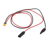 Uqezagpa Cable de extensión de cable solar de 12 AWG, conectores de panel solar a conectores para accesorios de estación de energía, conversión de energía al aire libre