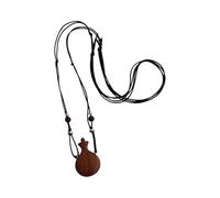 Uqezagpa Cadena de cuentas de madera inspirada con un pequeño colgante de caldera y calabaza, casual, elegante, regalo de joyería de madera fácil de usar, One Size, como se describe, como se describe