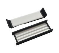 Uqezagpa Caja de almacenamiento de 2 niveles apta para viajes con interior de piel sintética para exhibición y coleccionables, organizadores de joyas aptos para viajes