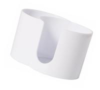 Uqezagpa Caja de almacenamiento de doble propósito para suministros cosméticos, hisopos y discos removedores con compartimentos separados, tarro de almacenamiento de baño para Qtips y almohadillas