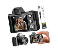 Uqezagpa Cámara de silicona 64G para niños, plan resistente con lente de 64 MP integrada en batería recargable y tarea simple para fotografía infantil, cámara de elastómero impermeable para niños