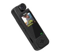 Uqezagpa Cámara pequeña con visión nocturna y cámara de video de bolsillo de almacenamiento de 128 GB para senderismo y ciclismo, actividades de aventura