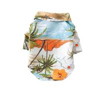 Uqezagpa Camisas para perros hawaianos, ropa para perros, camisa de playa, camiseta para cachorros